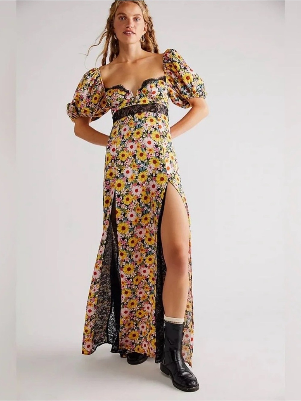 For Love & Lemons Sylvia Maxi Dress